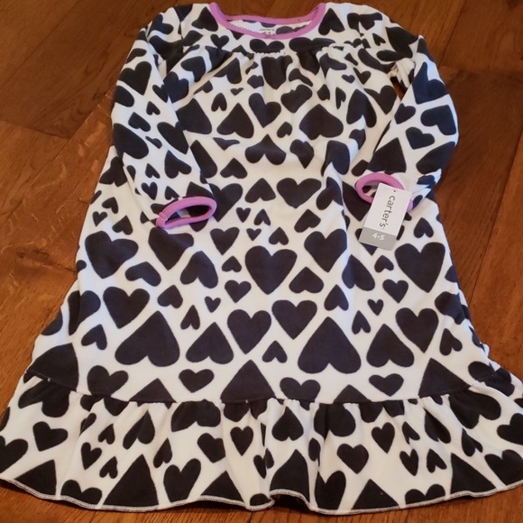 Carter's Pajamas Carters Heart Nightgown Nwt Poshmark